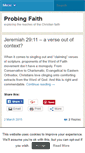 Mobile Screenshot of probingfaith.com